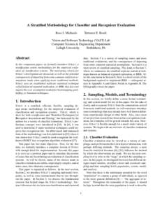 Statistics / Sampling techniques / Statistical inference / Sampling / Survey methodology / Resampling / Balanced repeated replication / Stratified sampling / Survey sampling / Bias of an estimator / Cross-validation / Bootstrapping