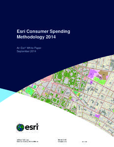 Esri Consumer Spending Methodology 2014 An Esri® White Paper September 2014  Copyright © 2014 Esri
