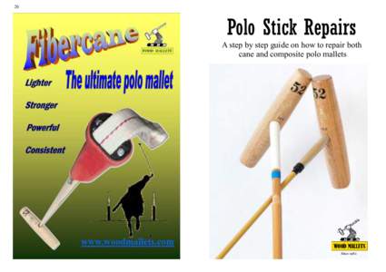 20  Polo Stick Repairs A step by step guide on how to repair both cane and composite polo mallets