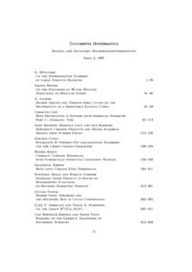 Documenta Mathematica Journal der Deutschen Mathematiker-Vereinigung Band 2, 1997 A. Bottcher On the Approximation Numbers of Large Toeplitz Matrices