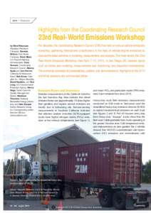 em • feature  Highlights from the Coordinating Research Council 23rd Real-World Emissions Workshop by Mani Natarajan,
