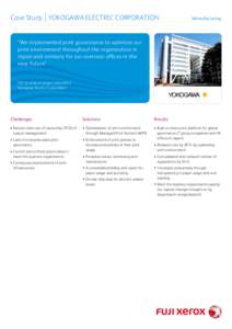 Fuji Xerox / Xerox / Managed Print Services / Productivity / X Window System / Outsourcing / Business / Software / Technology