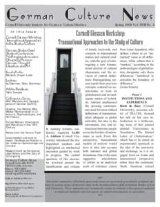 Spring 2009 newsletter.indd