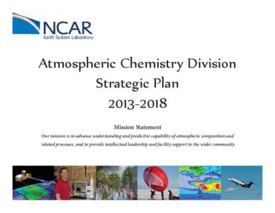 Earth System Laboratory  Atmospheric Chemistry Division Strategic Plan[removed]Mission Statement