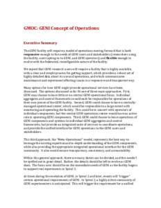GMOC:	
  GENI	
  Concept	
  of	
  Operations	
   	
   	
   Executive	
  Summary	
  