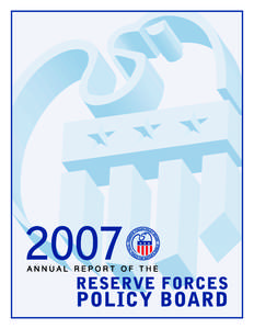2007  Annual Report of the Reserve Forces Policy Board