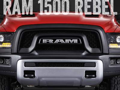 RAM 1500 REBEL  A TRUE REBEL NEW 2015 RAM 1500 REBEL TRUCK: THIS CUSTOMIZED PICKUP CHALLENGES CONVENTIONAL PICKUP THINKING. This Rebel doesn’t merely stand up to traditional authority. With its straight-from-the-facto
