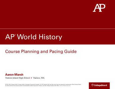 AP World History Course Planning and Pacing Guide - Aaron Marsh