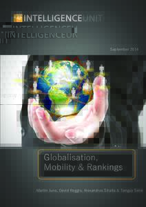 SeptemberGlobalisation, Mobility & Rankings Martin Juno, David Reggio, Alexandros Stratis & Tanguy Séné