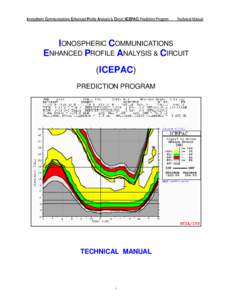 Ionospheric Communications Enhanced Profile Analysis & Circuit (ICEPAC) Prediction Program  Technical Manual IONOSPHERIC COMMUNICATIONS ENHANCED PROFILE ANALYSIS & CIRCUIT