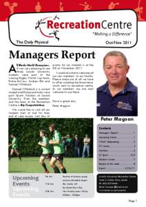 The Daily Physical  Oct/Nov 2011 Managers Report