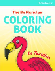 BeFloridian.org  The Be Floridian COLORING BOOK