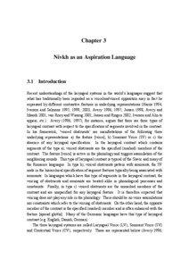Chapter 3 Nivkh as an Aspiration Language