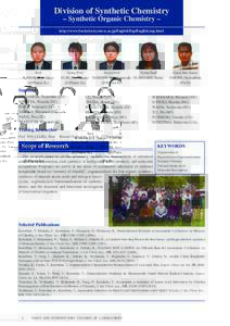 Division of Synthetic Chemistry – Synthetic Organic Chemistry – http://www.fos.kuicr.kyoto-u.ac.jp/EnglishTop/English.top.html Prof KAWABATA, Takeo