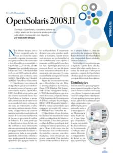 CD e DVD encartados  TUTORIAL OpenSolarisConheça o OpenSolaris, o excelente sistema de