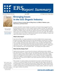 ERSReport Summary Economic Research Service United States Department of Agriculture