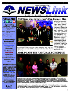 Wednesday, May 13, 2015  Volume 2 Issue 64 Arkansas Northeastern College  W E E K LY