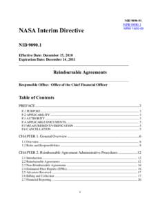 NID[removed]NASA Interim Directive NPR[removed]
