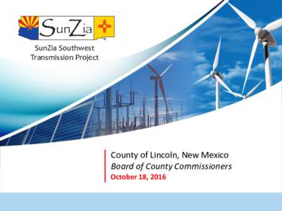 SunZia Southwest Transmission Project SunZia Southwest Transmission Project