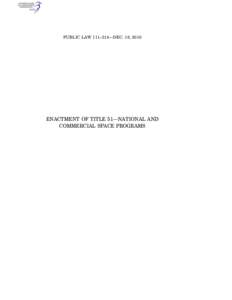 PUBLIC LAW 111–314—DEC. 18, 2010  kgrant on DSKHRRP4G1PROD with PUBLAW