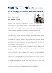 Microsoft Word - First Young Creative winners announced.doc