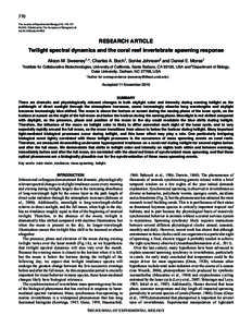 770 The Journal of Experimental Biology 214,  © 2011. Published by The Company of Biologists Ltd doi:jebRESEARCH ARTICLE