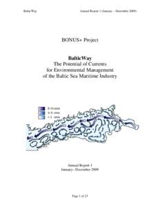 BalticWay  Annual Report 1 (January – DecemberBONUS+ Project