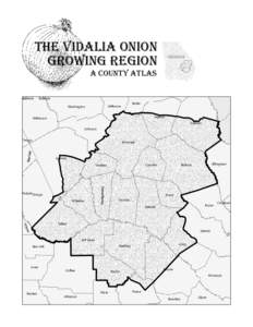 the Vidalia Onion Growing Region Georgia  a county atlas