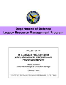 Microsoft Word - Cover Sheet_2004 Legacy Report.doc