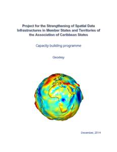 Capacity building programme Geodesy December, 2014  AGENDA