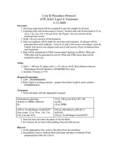 Microsoft Word - Core D Procedure Protocol ATP, Kdo2 Lipid A Treatmentdoc