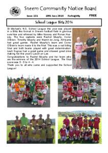 Sneem Community Notice Board Issue 131 19th June[removed]Fortnightly