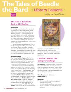 The Tales of Beedle the Bard • Library Lessons • Grades 3–6  by | Lynne Farrell Stover