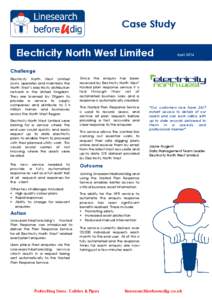 Case Study Electricity North West Limited AprilChallenge