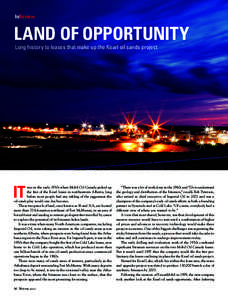 InReview  Land of opportunity Long history to leases that make up the Kearl oil sands project  It