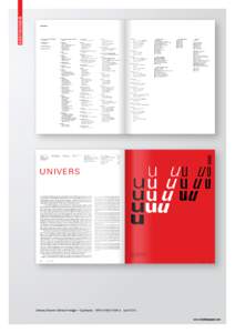 Typesetting / Adrian Frutiger / Frutiger / Univers / Sans-serif / Avenir / Akzidenz-Grotesk / Typeface / Grotesque / Typography / Graphic design / Digital typography
