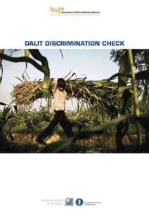 DALIT DISCRIMINATION CHECK  Human rights & Business  DANISH INSTITUTE FOR