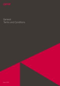 General Terms and Conditions June 2015  1.	Interpretation