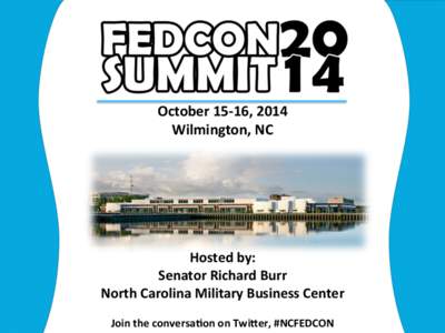October	
  15-­‐16,	
  2014	
   Wilmington,	
  NC	
  	
   	
     	
   	
  