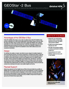 GEOStar -2 Bus ™ A Fully Redundant, Flight-Proven, Spacecraft Bus Designed for Geosynchronous Missions  GEO