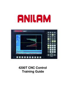4200T CNC Control Training Guide Bookmarks  Navigation Instructions