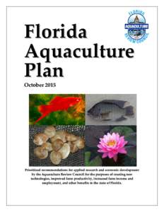 Microsoft Word - FINAL ARC Florida Aquaculture Plan OCT 2015.doc