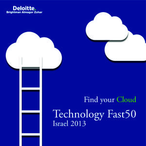 Find your Cloud  Technology Fast50 Israel 2013  Foreword