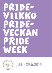 prideviikko prideveckan PRIDE week 23.–[removed]
