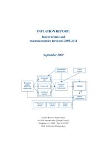 INFLATION REPORT: Recent trends and macroeconomics forecasts[removed]September 2009