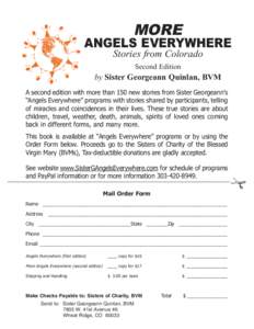 MORE  ANGELS EVERYWHERE Stories from Colorado Second Edition