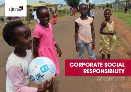 CORPORATE SOCIAL RESPONSIBILITY REPORT 2017 Global achievements