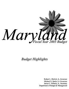 FY 2005 Budget Highlights
