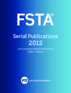 Serial Publications  2012