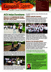 Issue 5  AOL helps Dunshane In this Issue Page